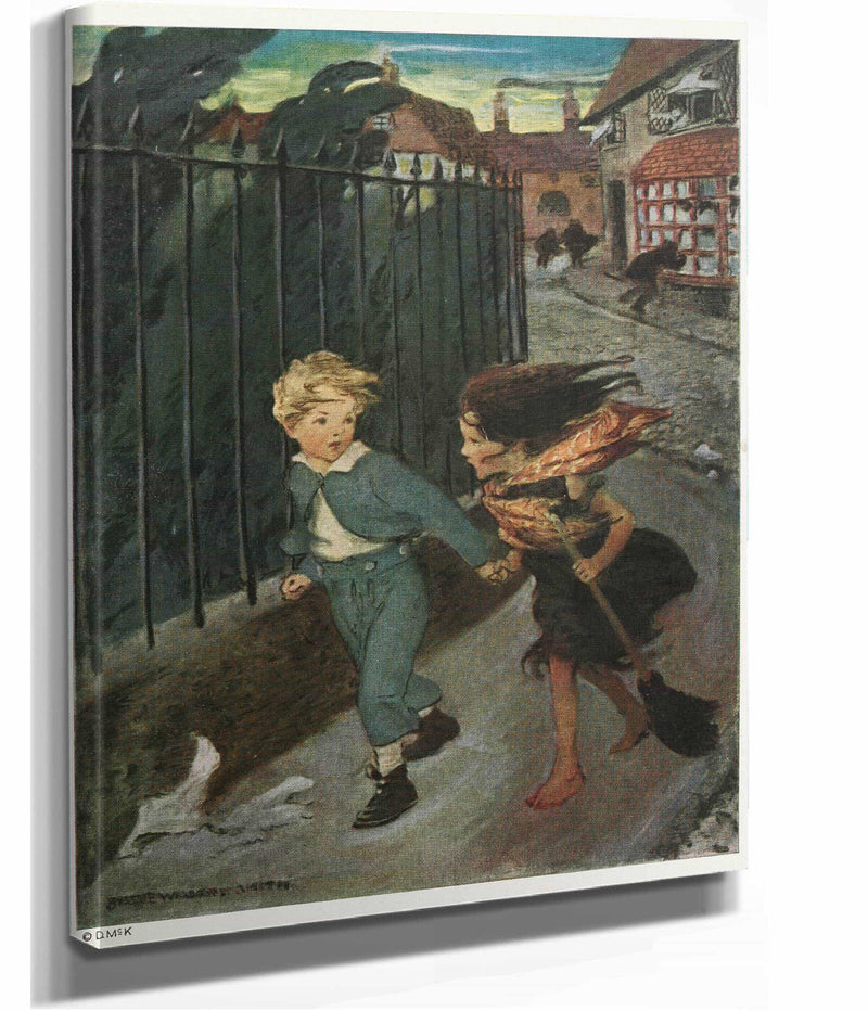 Now You Lead Me He Said Taking Her Hand And Ill Take Care Of You by Jessie Willcox Smith