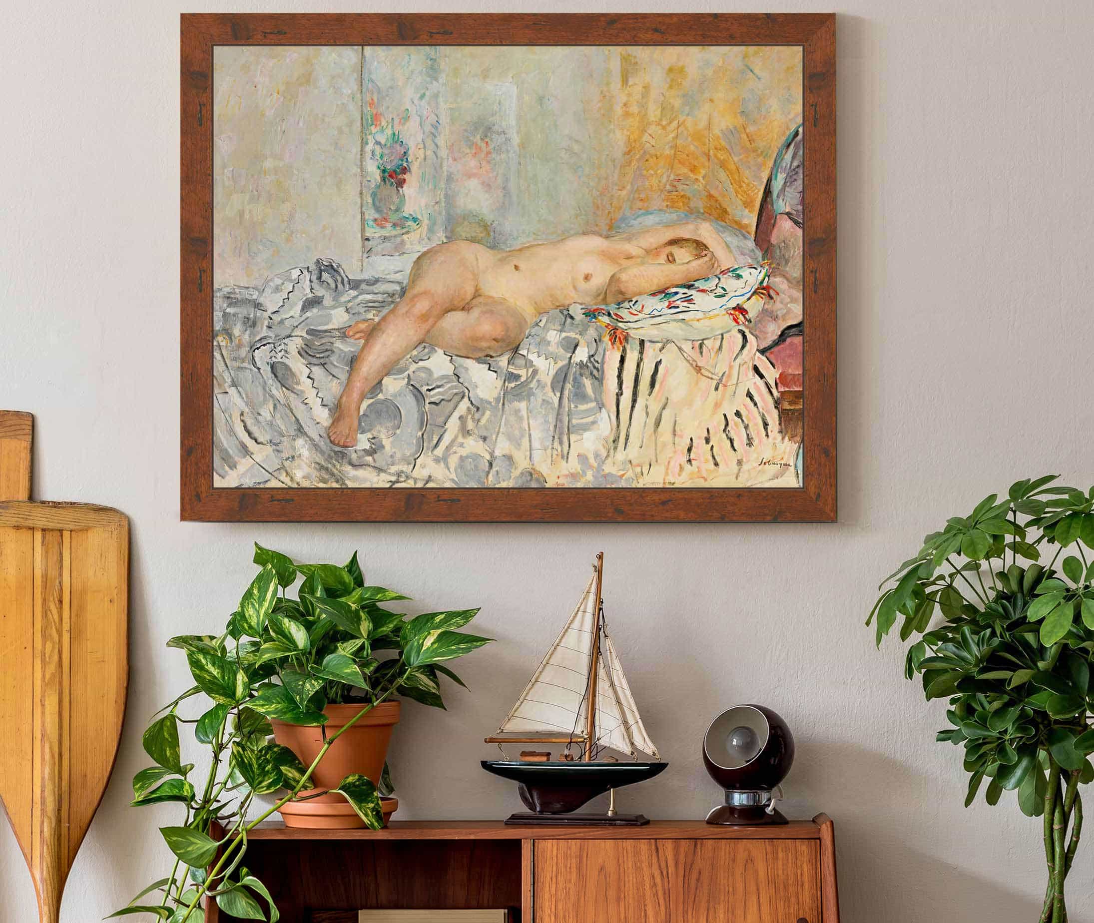 Nu Allonge Au Coussin Espagnol by Henri Lebasque