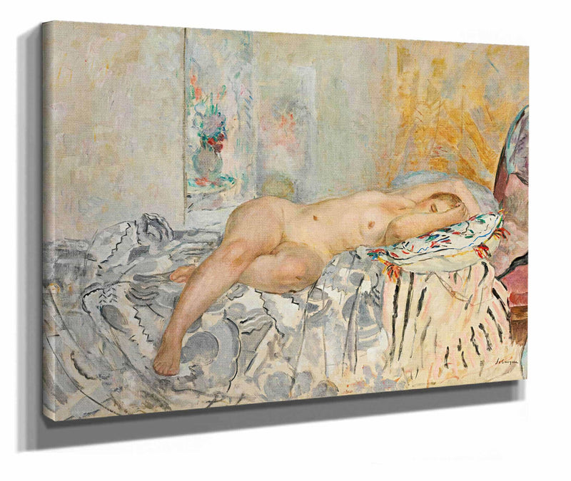 Nu Allonge Au Coussin Espagnol by Henri Lebasque