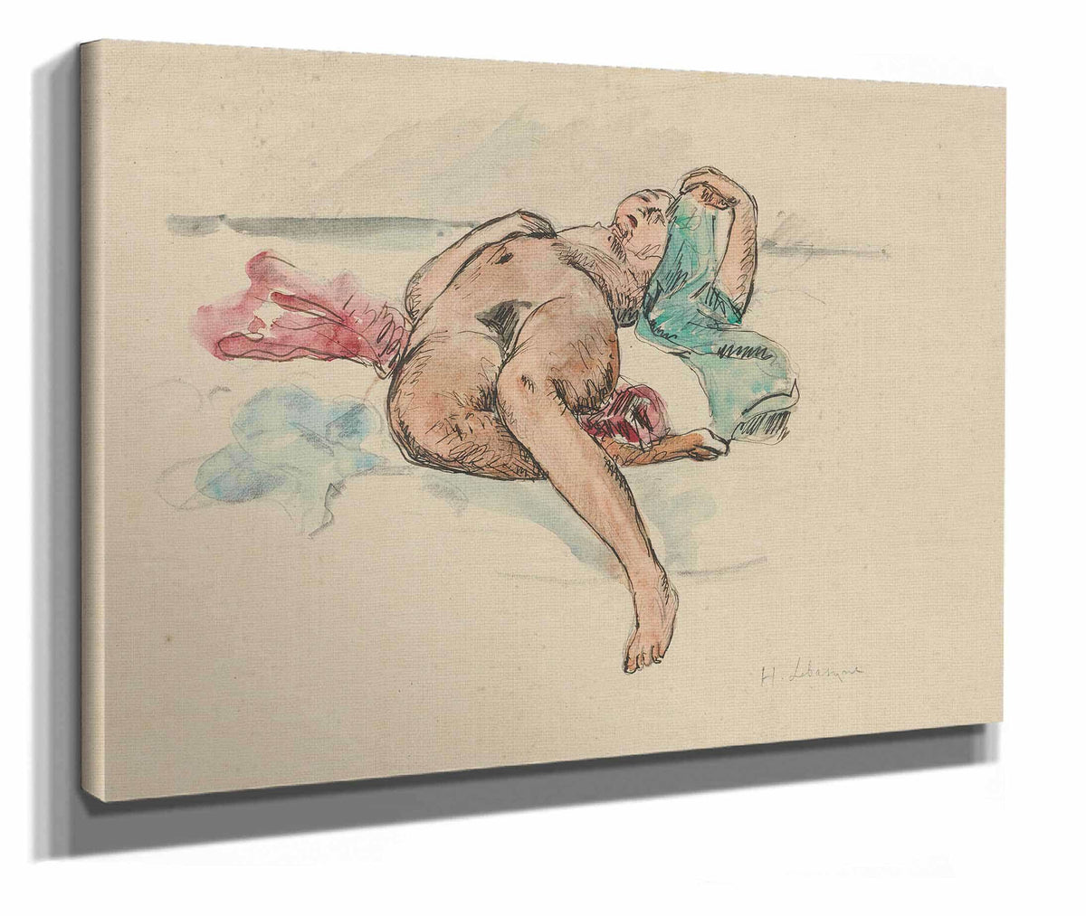 Nu Allonge by Henri Lebasque