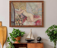 Nu Allonge Contre Un Lit by Henri Lebasque