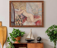 Nu Allonge Contre Un Lit by Henri Lebasque