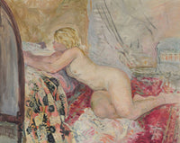 Nu Allonge Contre Un Lit by Henri Lebasque