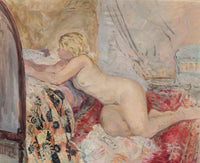 Nu Allonge Contre Un Lit by Henri Lebasque