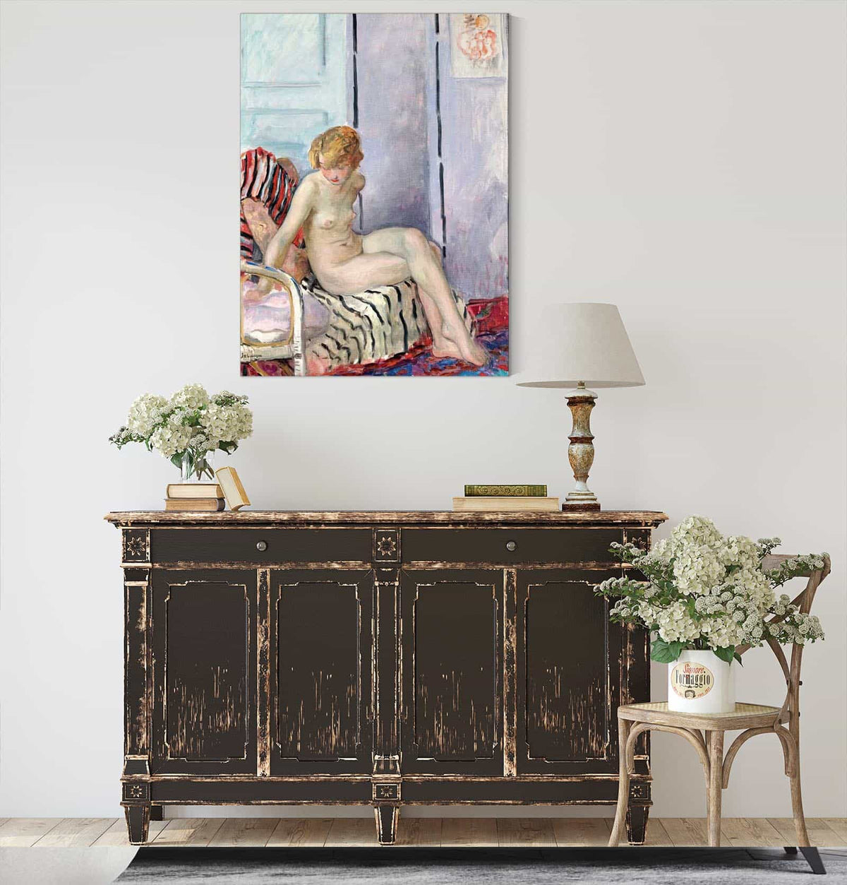 Nu Assis by Henri Lebasque