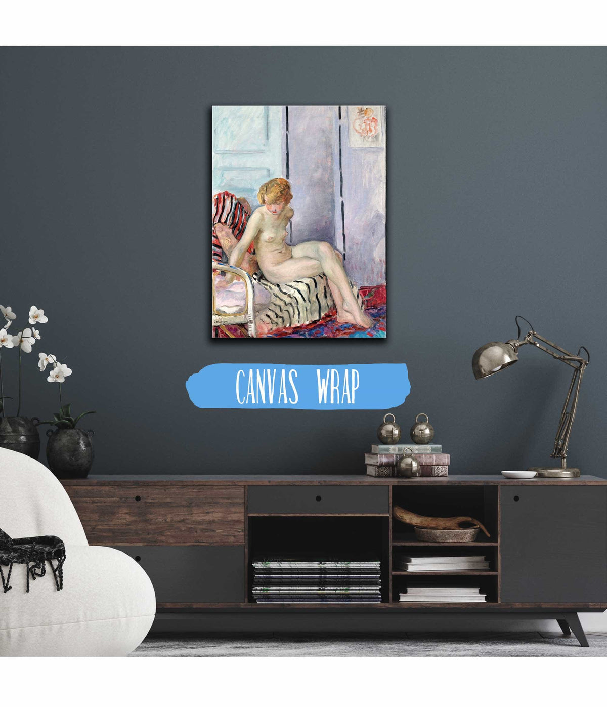 Nu Assis by Henri Lebasque