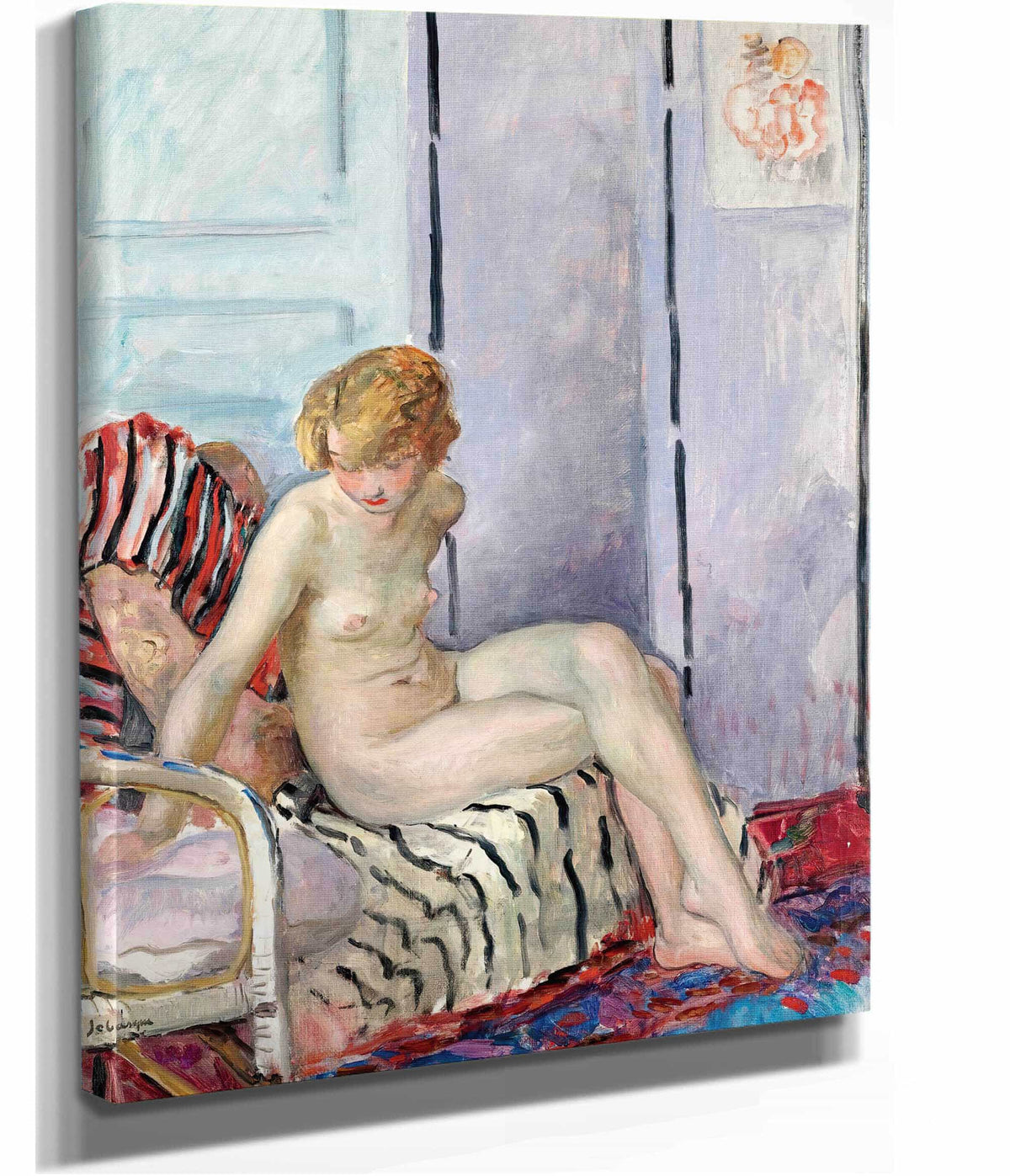 Nu Assis by Henri Lebasque