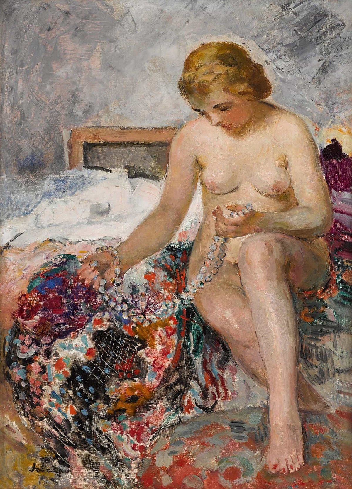 Nu Au Collier by Henri Lebasque