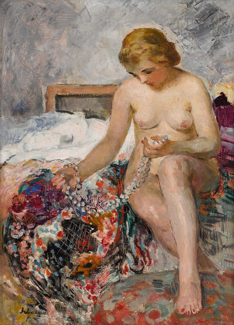 Nu Au Collier by Henri Lebasque