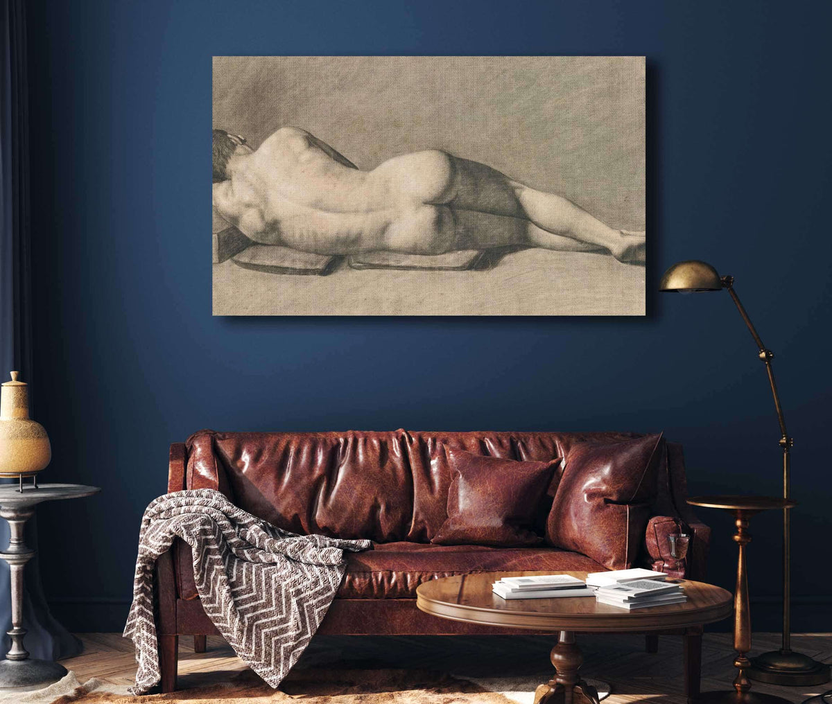 Nu Dhomme by Jean Baptiste Camille Corot