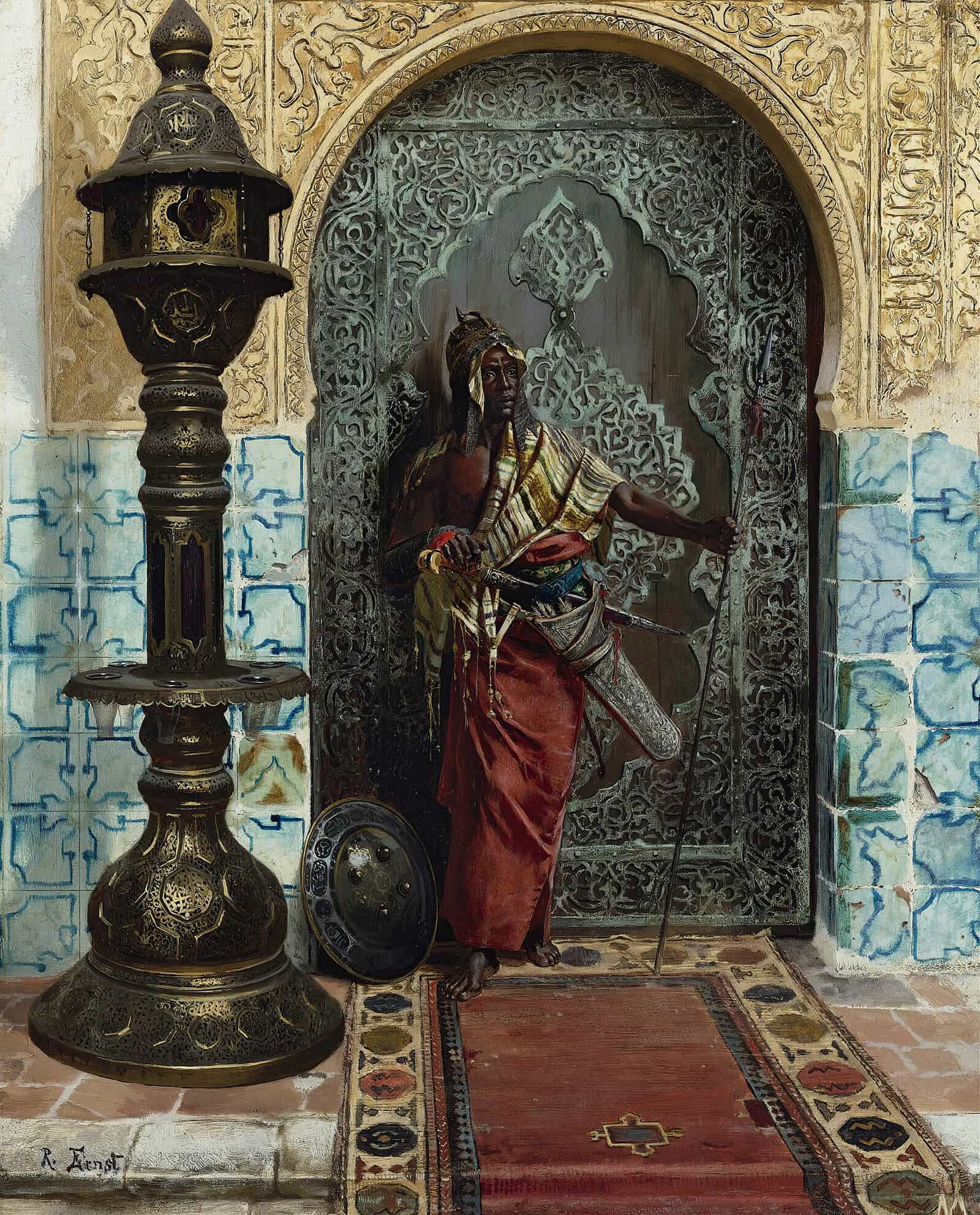 Nubian Guard by Rudolf Ernst