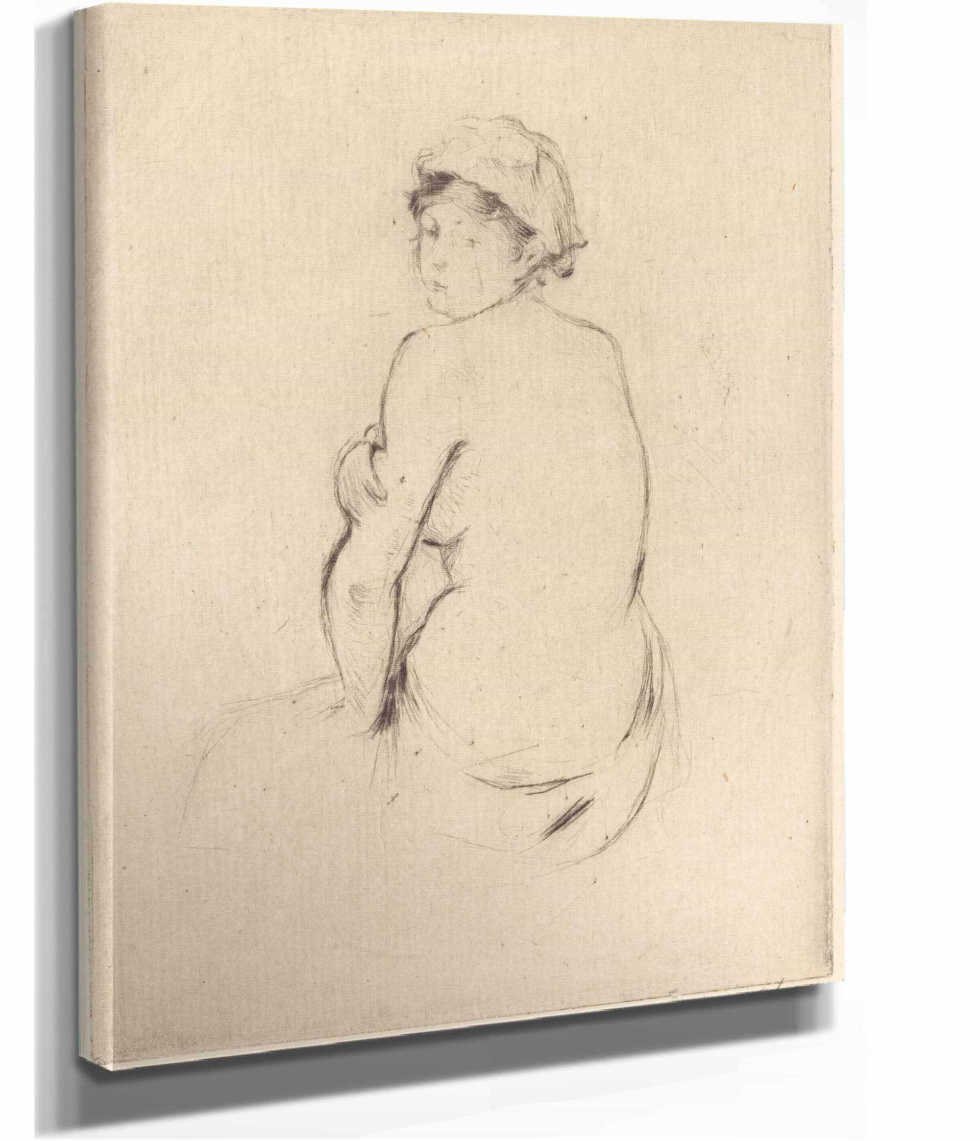 Nude by Berthe Morisot