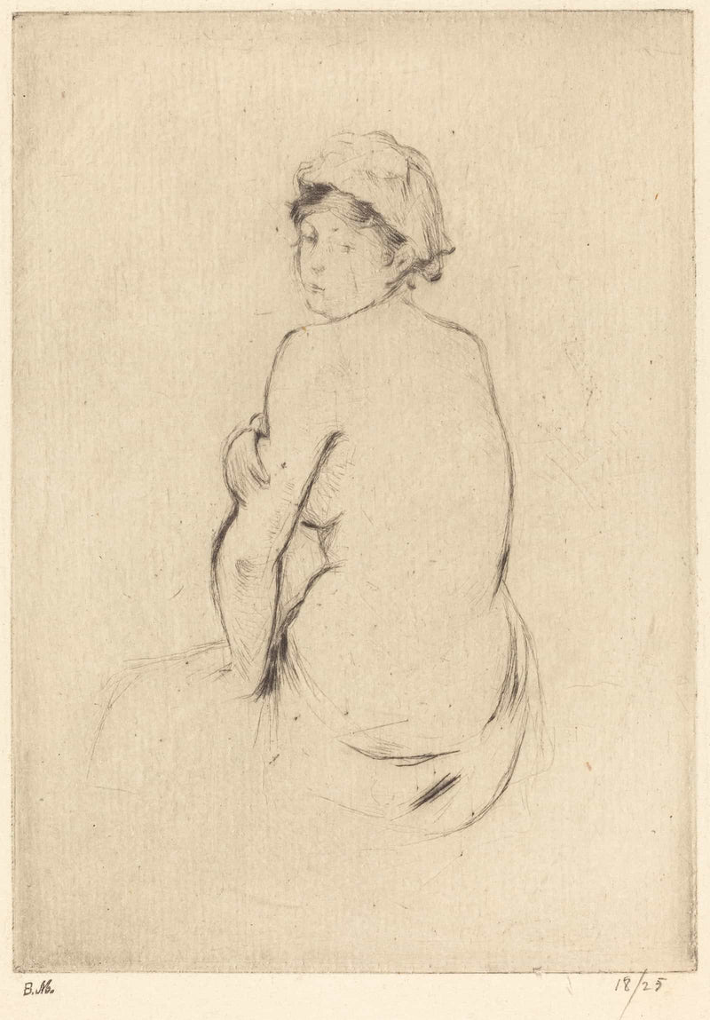 Nude by Berthe Morisot