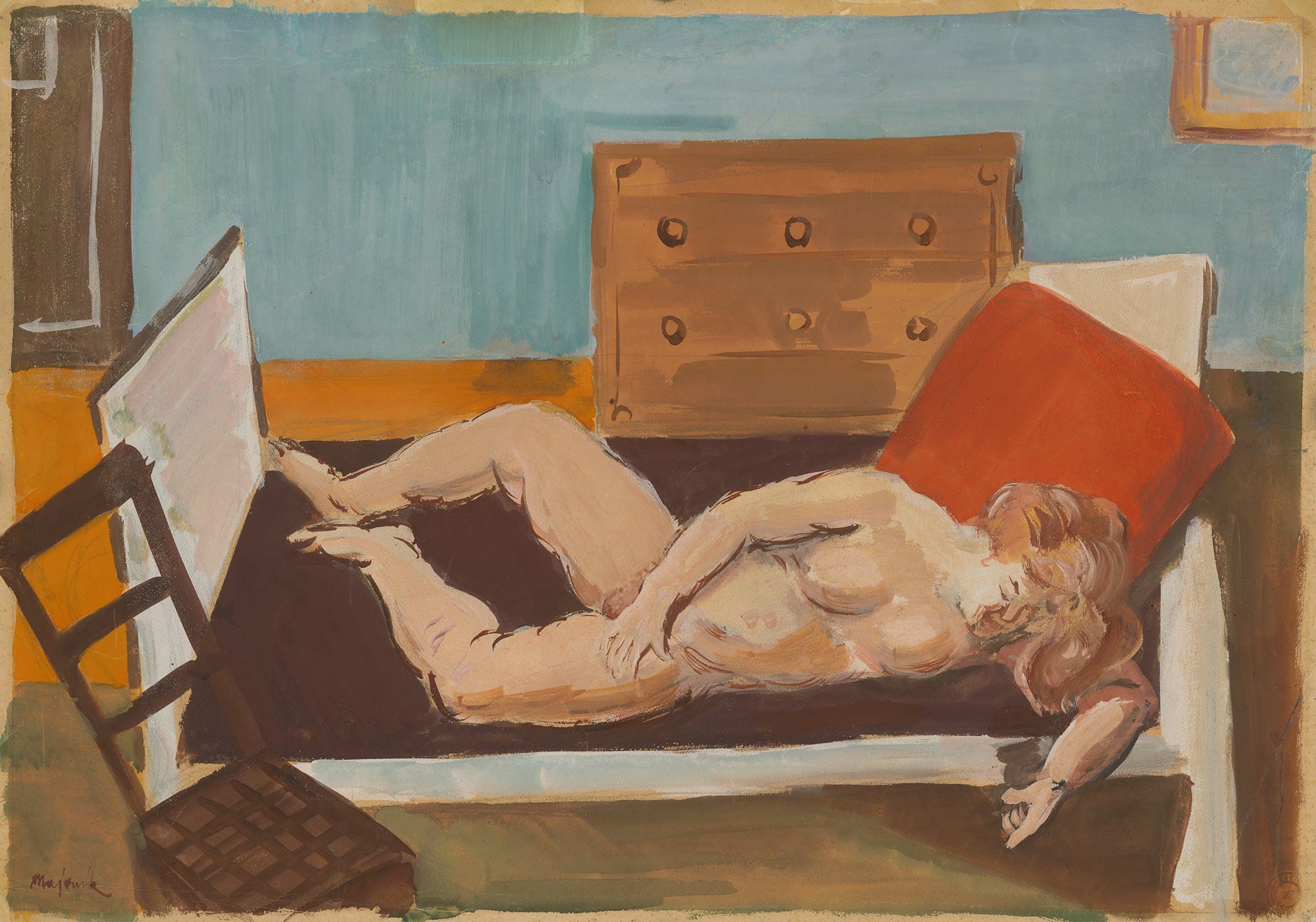 Nude   by Cyprian Majernik
