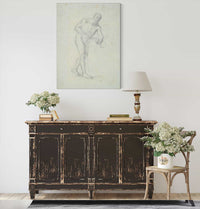 Nude Figure With A Flask by Pierre Puvis De Chavannes