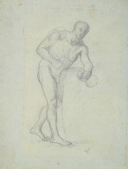 Nude Figure With A Flask by Pierre Puvis De Chavannes