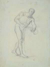 Nude Figure With A Flask by Pierre Puvis De Chavannes