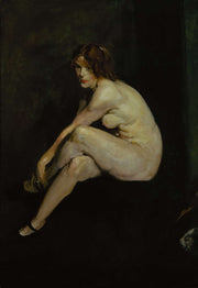 Nude Girl Miss Leslie Hall by George Wesley Bellows