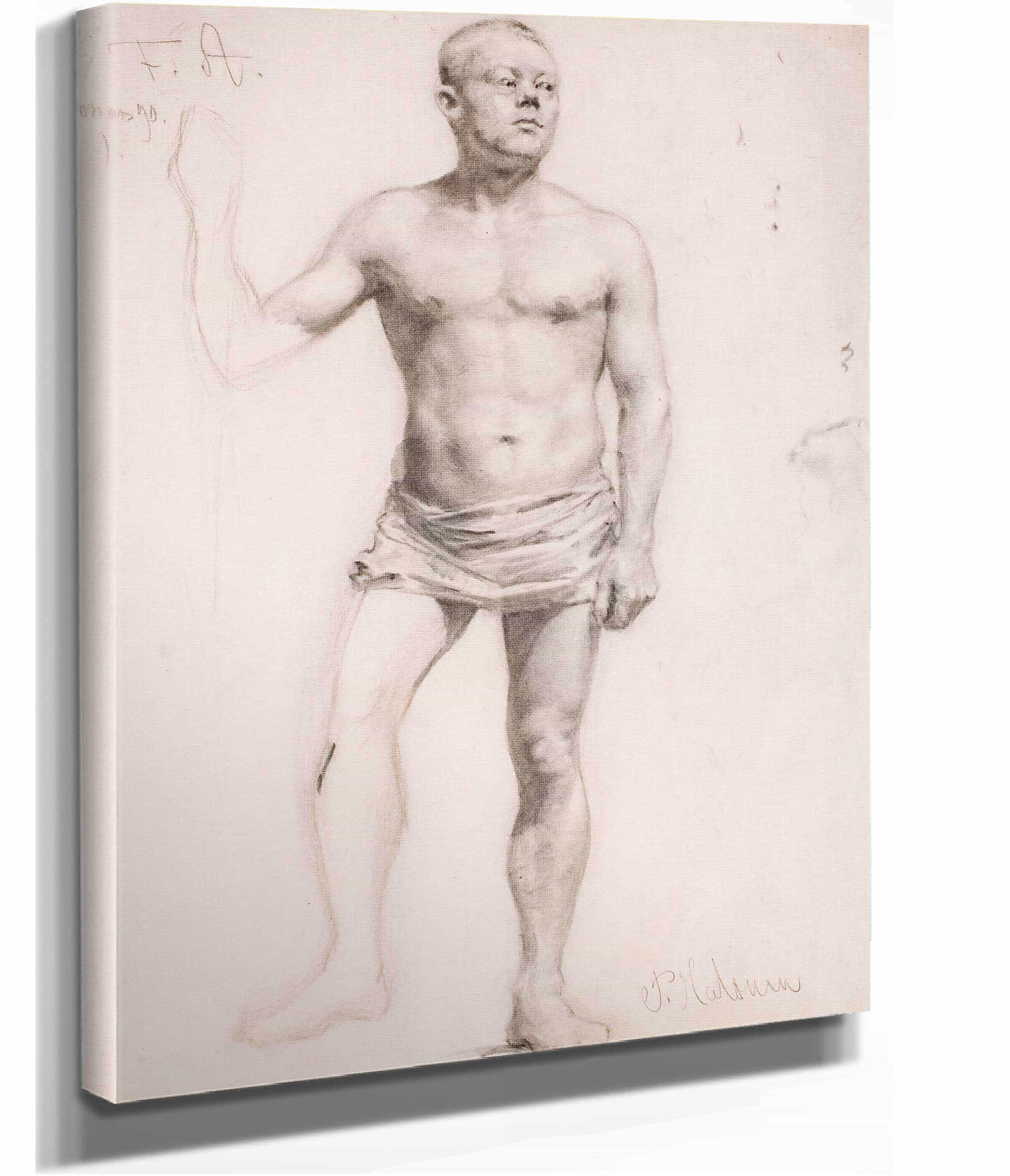 Nude Male Model by Pekka Halonen