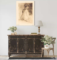 Nude Woman Seen From The Back by Jean Louis Forain