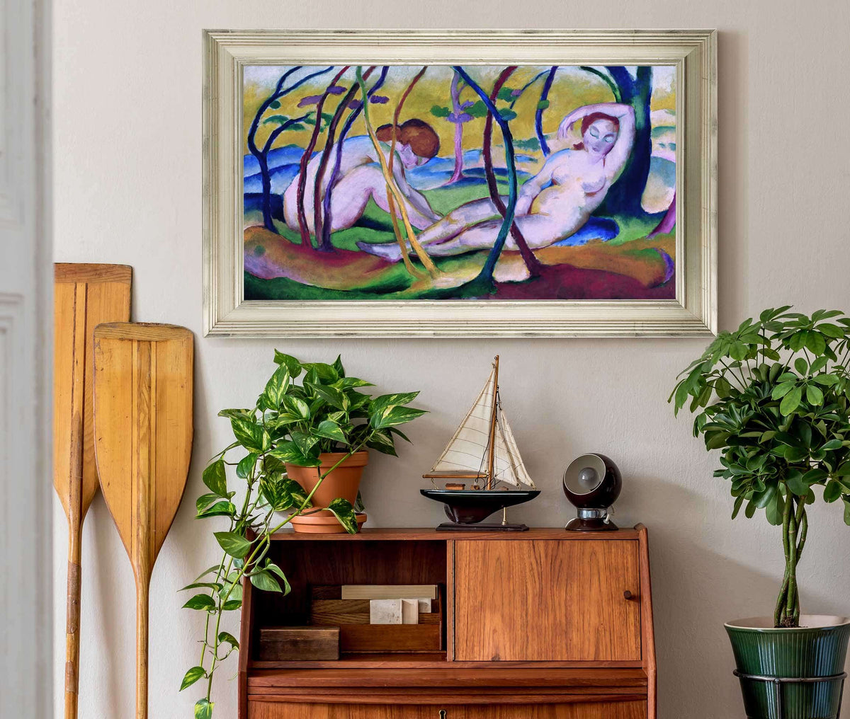 Nudes Under Trees by Franz Marc