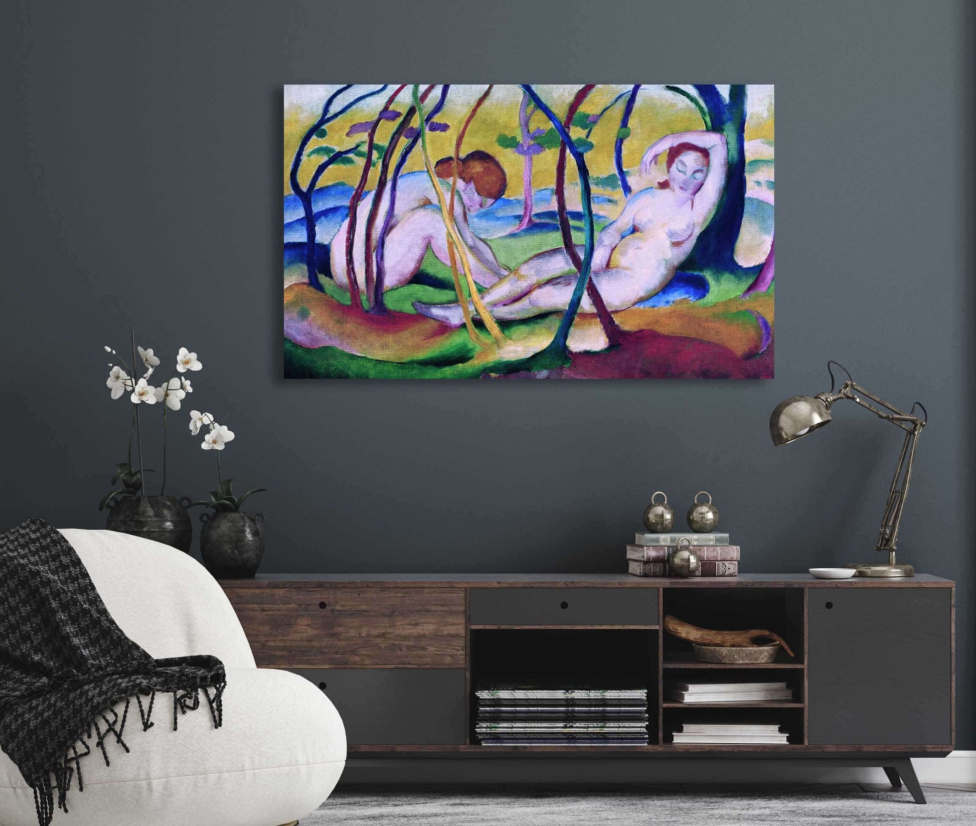 Nudes Under Trees by Franz Marc