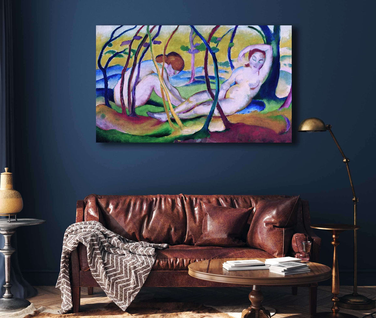 Nudes Under Trees by Franz Marc