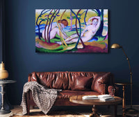 Nudes Under Trees by Franz Marc