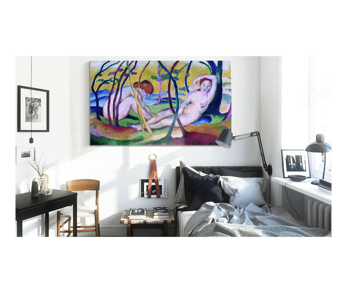 Nudes Under Trees by Franz Marc