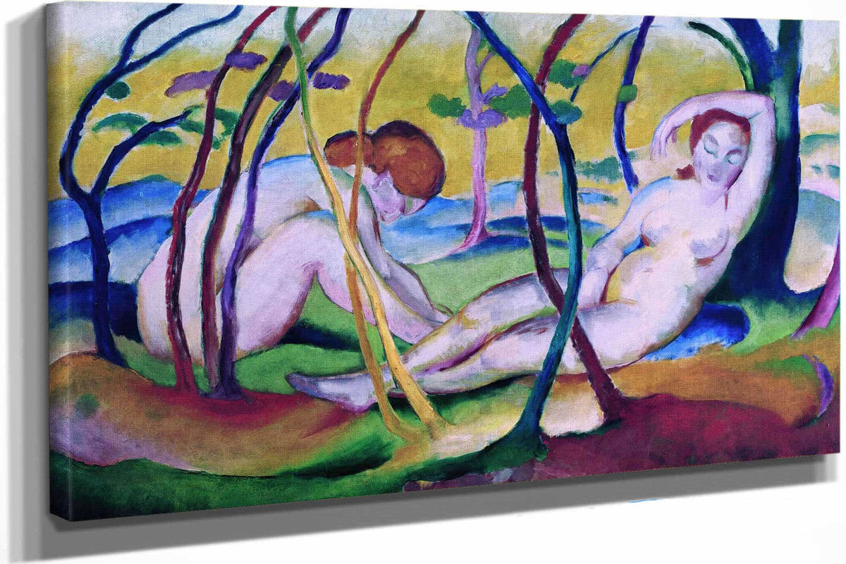 Nudes Under Trees by Franz Marc