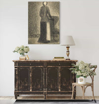 Nurse With A Childs Carriage by Georges Seurat