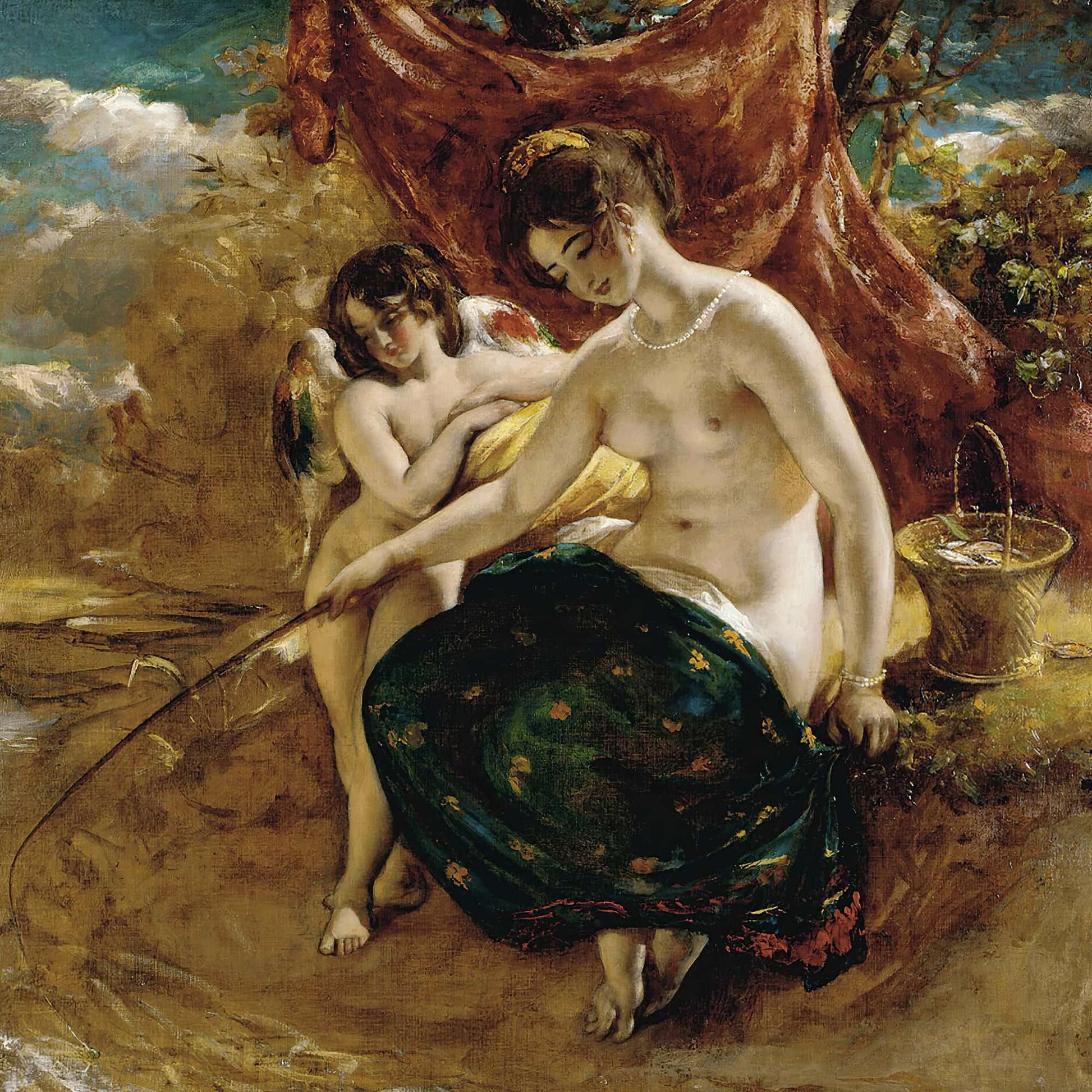 Nymph Angling by William Etty