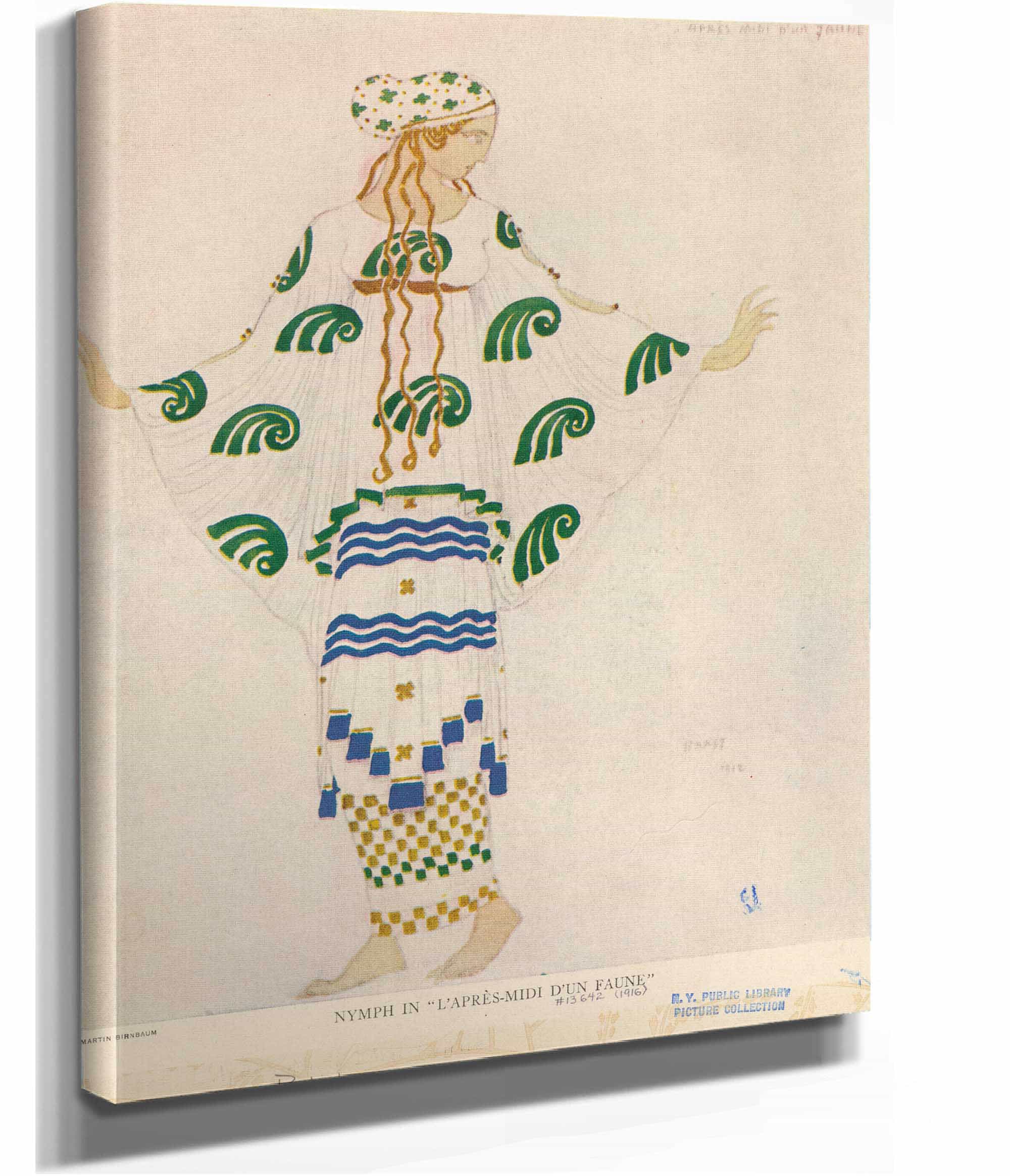 Nymph In Lapres Midi Dun Faune  by Leon Bakst