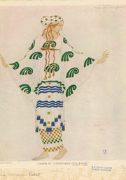 Nymph In Lapres Midi Dun Faune  by Leon Bakst