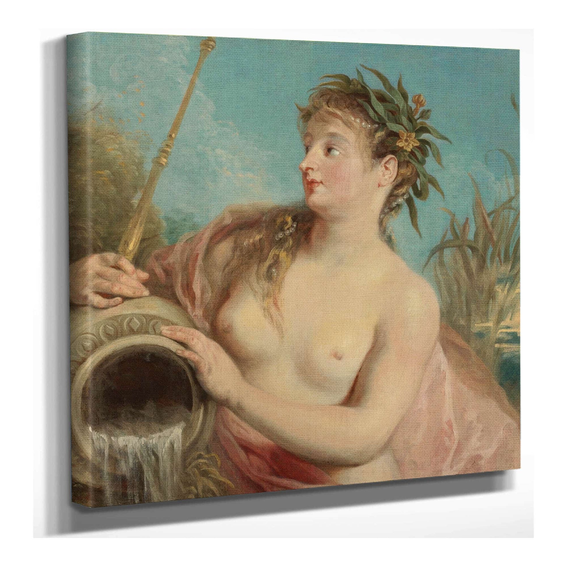 Nymphe De Fontaine by Jean Antoine Watteau