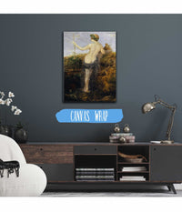 Nymphe With Horn Of Plenty by Arnold Bocklin