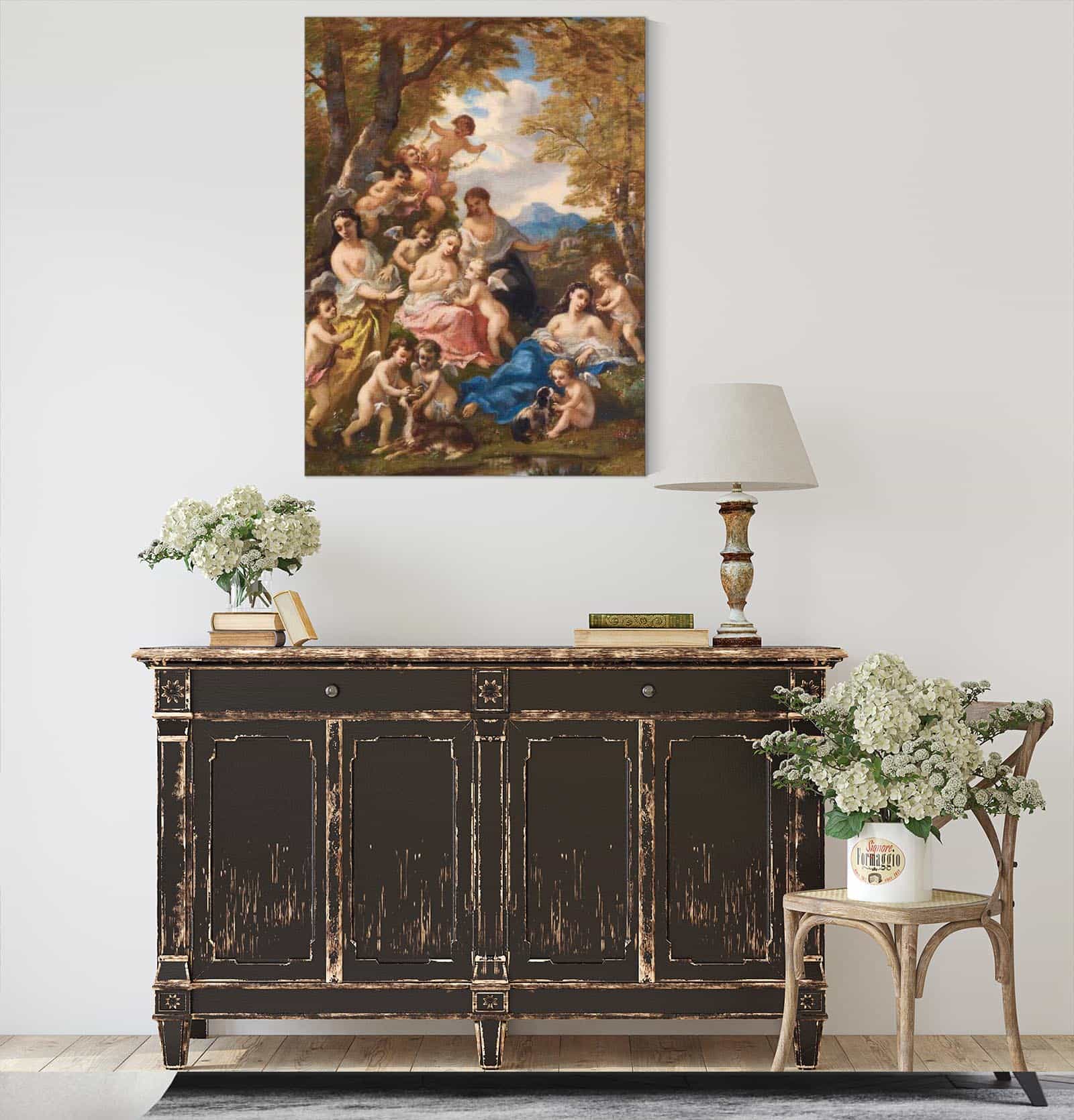Nymphes Et Amours by Narcisse Virgile Diaz De La Pena