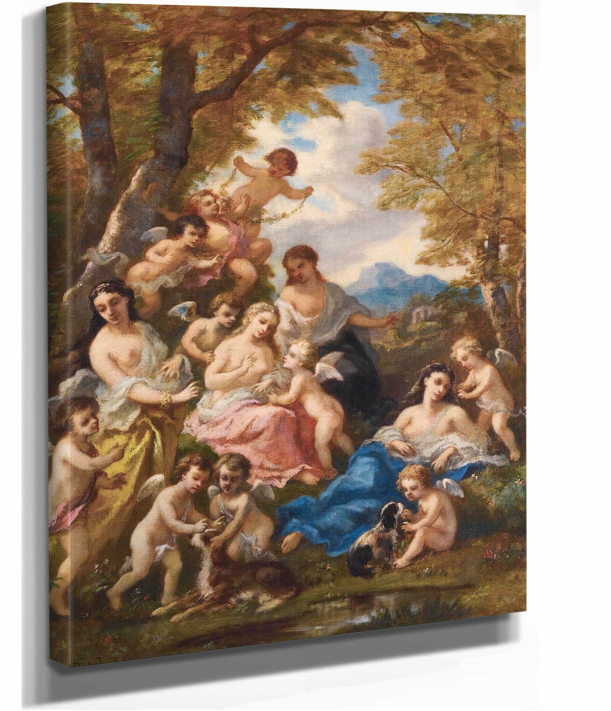 Nymphes Et Amours by Narcisse Virgile Diaz De La Pena