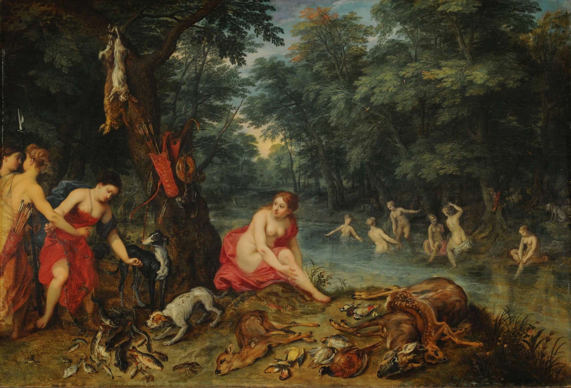 Nymphs Bathing by Jan Brueghel The Elder