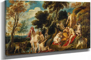 Nymphs Cutting Off Pans Beard by Jacob Jordaens