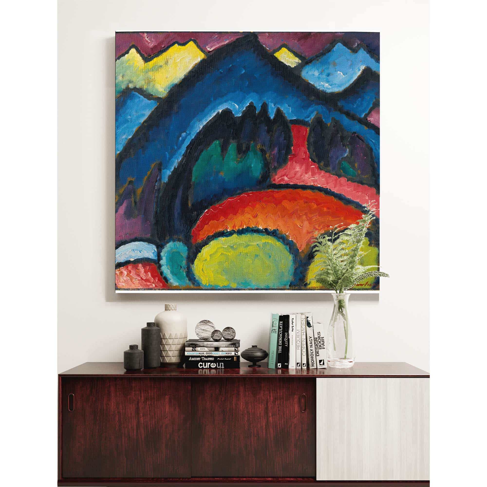 Oberstdorf Mountains by Alexej Von Jawlensky