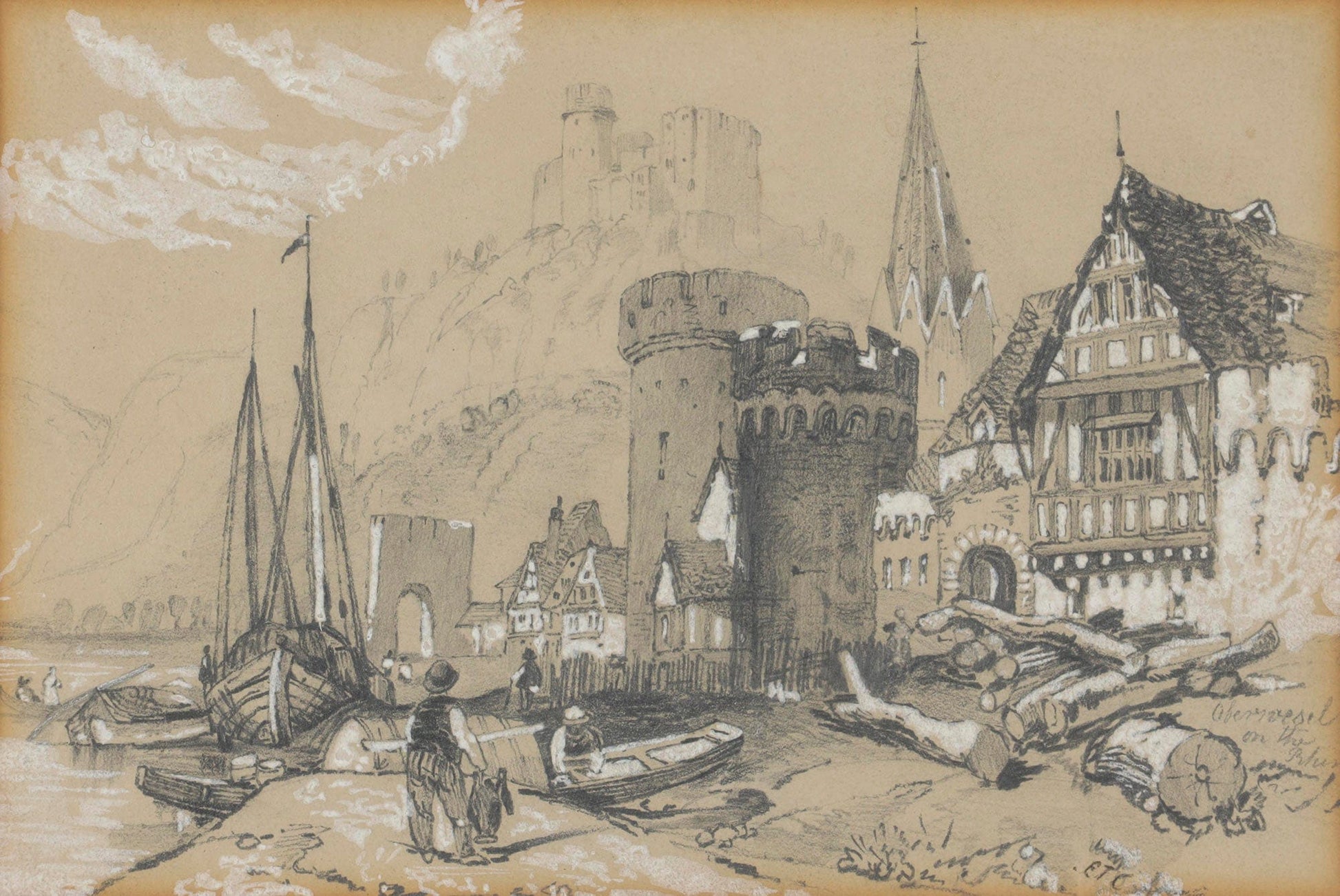 Oberwesel by Edward Theodore Compton