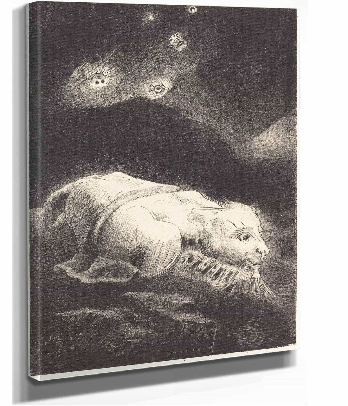 Obscure When Life Was Awakening Depths Of Obscure Matter by Odilon Redon