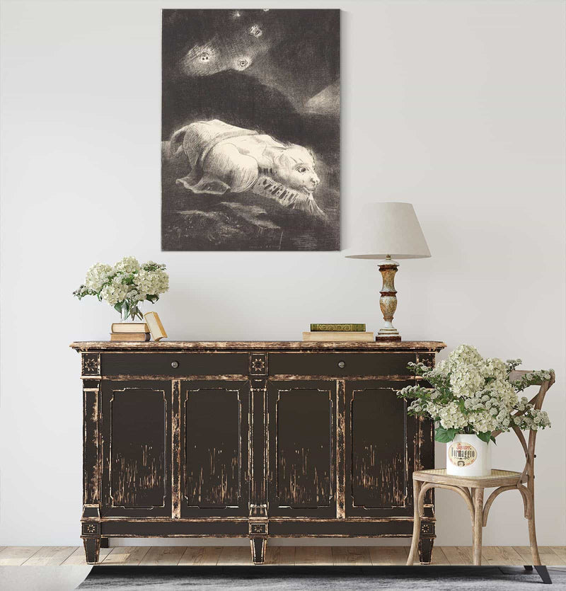 Obscure When Life Was Awakening Depths Of Obscure Matter by Odilon Redon