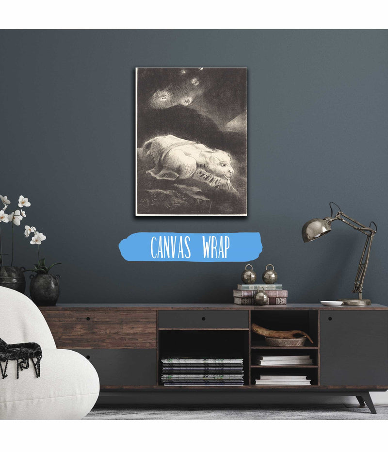 Obscure When Life Was Awakening Depths Of Obscure Matter by Odilon Redon