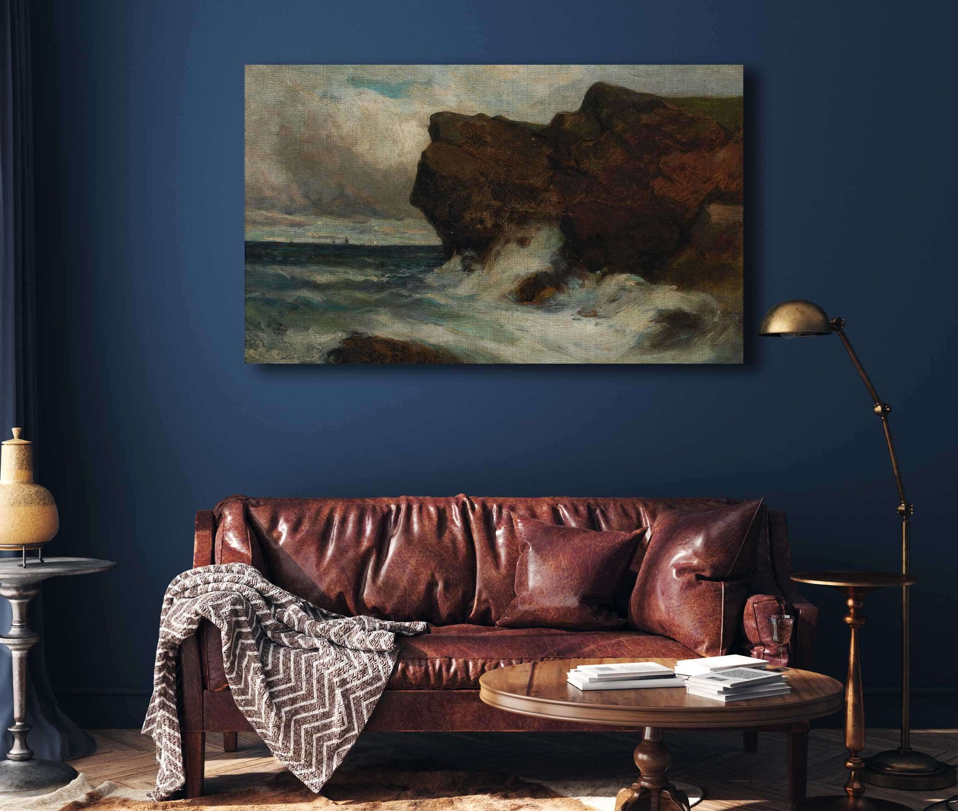 Ocean Cliffs by Edward Mitchell Bannister