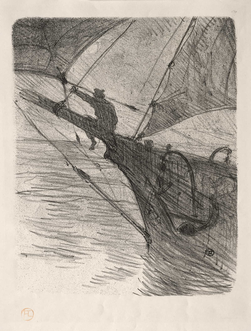 Oceano Nox by Henri De Toulouse Lautrec