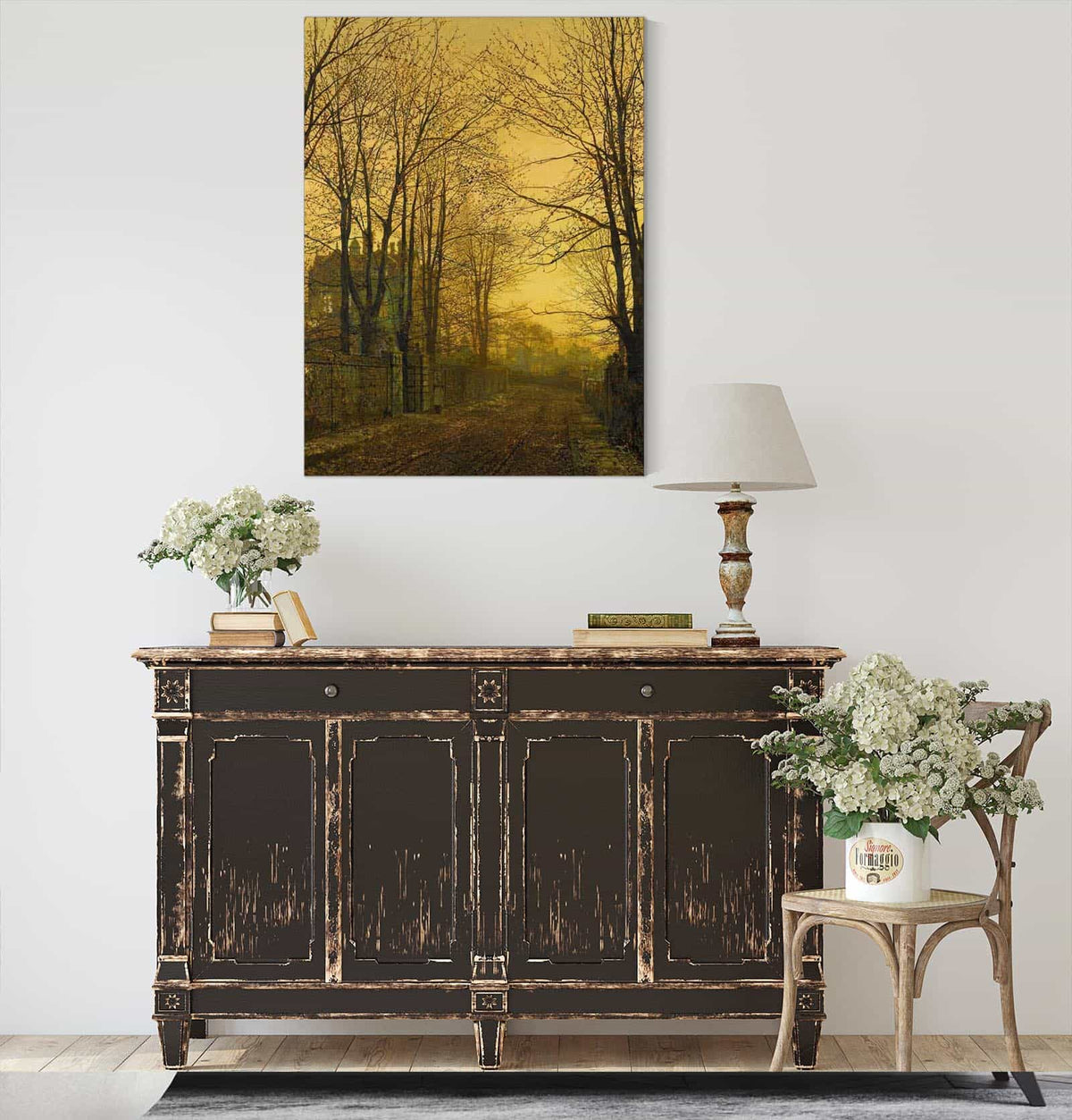 October After Glow by John Atkinson Grimshaw