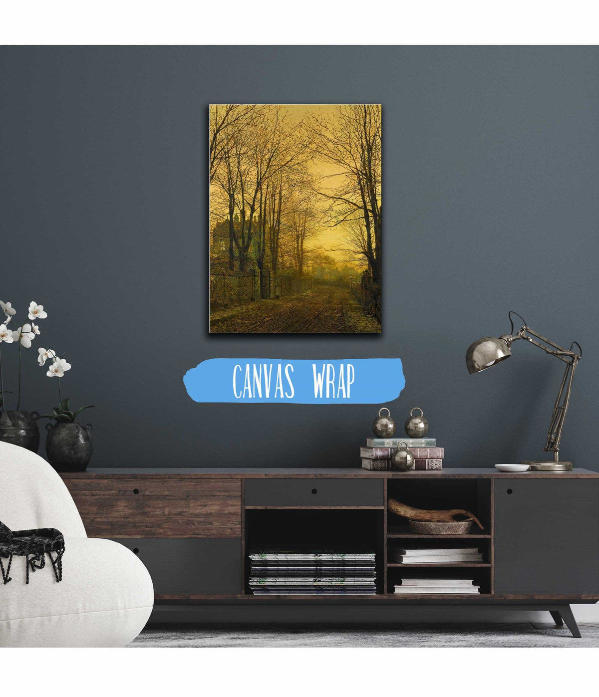 October After Glow by John Atkinson Grimshaw