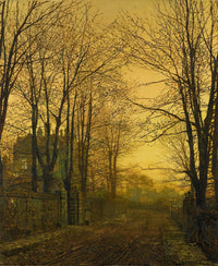 October After Glow by John Atkinson Grimshaw